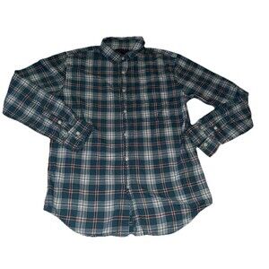 Twentyone Men Los Angeles Classic Medium Collared Button Up Plaid Shirt
